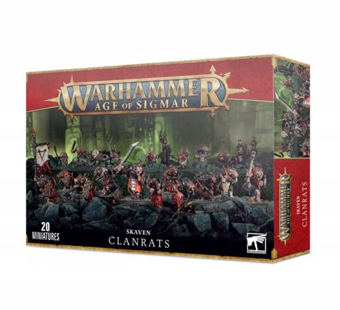 WARHAMMER AGE OF SIGMAR SKAVEN CLANRATS