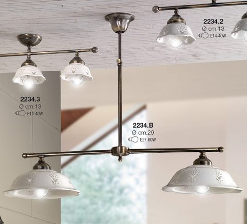 MEDUSA KERAMICKÉ STROPNÍ SVÍTIDLO 2234.B