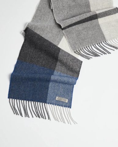 ŠÁLA IRSKÁ,  FOXFORD NAVY BLOCK STRIPE, JEHNĚČÍ VLNA