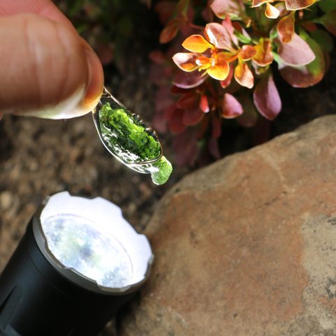 LADA - STŘÍBRNÝ PŘÍVĚSEK S VLTAVÍNEM, AG 925