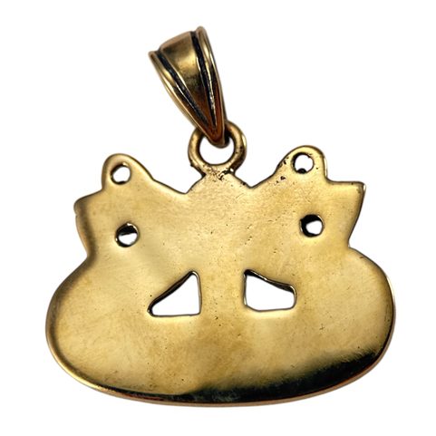 VIKINSKÁ LOĎ, LILLEVANG, DÁNSKO, AMULET, BRONZ
