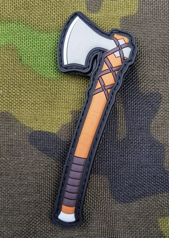 RAGNAR, VIKINSKÁ SEKERA, NÁŠIVKA, SUCHÝ ZIP