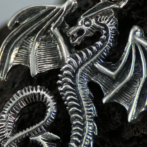 VZDUŠNÝ DRAK - STŘÍBRNÝ PŘÍVĚSEK, AG 925