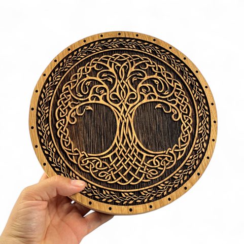 YGGDRASIL, SADA RUN FUTHARK A DÁRKOVÁ KAZETA, 21 CM