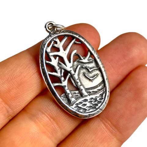 TAJGA, STŘÍBRNÝ PŘÍVĚSEK, AG 925