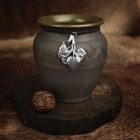 SLOVANSKÝ LIPOVÝ LIST, STŘÍBRNÝ PŘÍVĚSEK, AG 925, 10 G