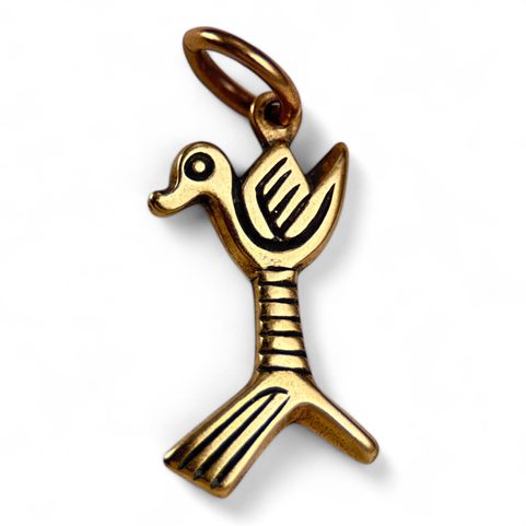 KACHNA, PŘÍVĚSEK VE VÝCHODOEVROPSKÉM STYLU, BRONZ