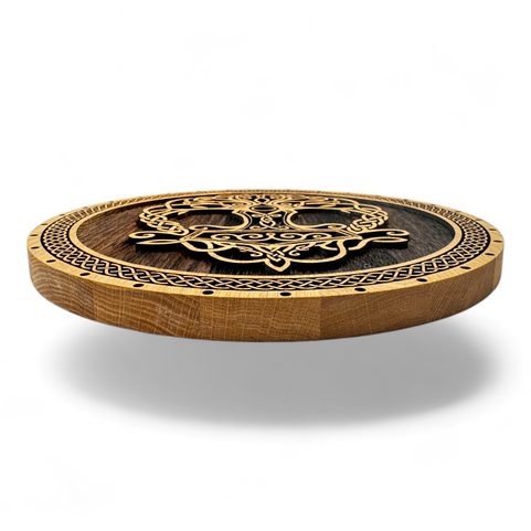 YGGDRASIL, DŘEVĚNÝ NÁSTĚNNÝ OBRAZ 32CM