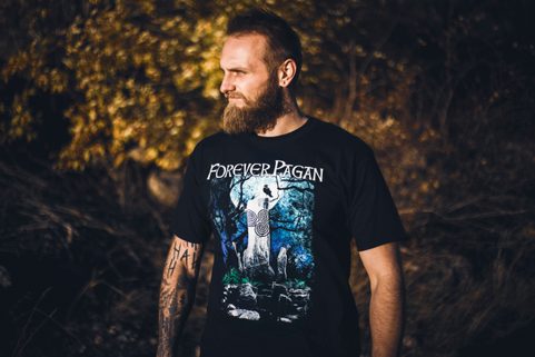 FOREVER PAGAN, PÁNSKÉ TRIČKO BAREVNÉ