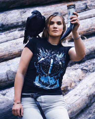 ISAZ, EDICE FUTHARK, TRIČKO BAREVNÉ DÁMSKÉ