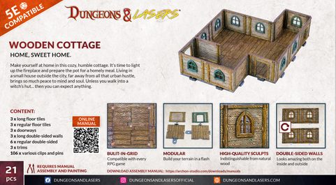 DUNGEONS & LASERS: WOODEN COTTAGE