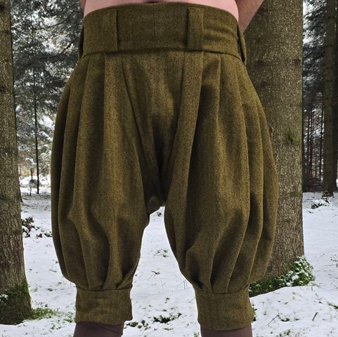 VIKINGSKÉ VYSOKÉ VLNĚNÉ KALHOTY