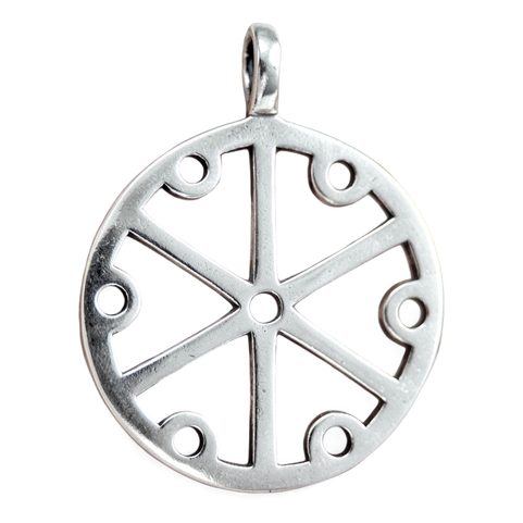 GROMOVITI, HROMOVÉ SYMBOLY, SLOVANSKÝ STŘÍBRNÝ PŘÍVĚSEK, AG 925