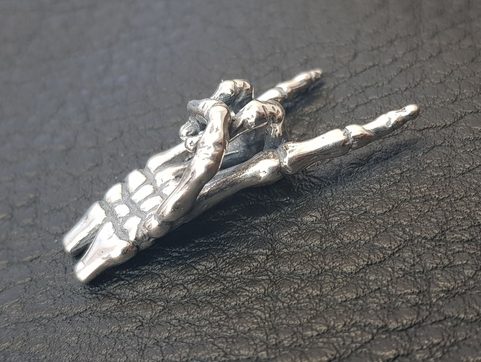 PAROHÁČ, ROCKERSKÝ STŘÍBRNÝ PŘÍVĚSEK, AG 925, 10G