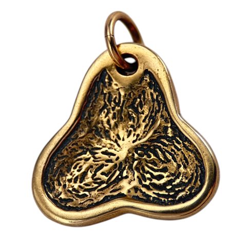 TRISKEL PLNÝ, KELTSKÝ PŘÍVĚŠEK, BRONZ