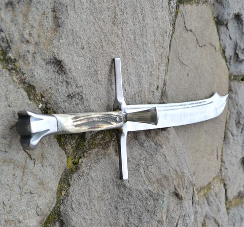 LANGMESSER, OBOURUČNÍ TESÁK S PAROHEM