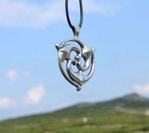 TRISKEL, JIŽNÍ GALIE, STŘÍBRNÝ PŘÍVĚSEK, AG 925