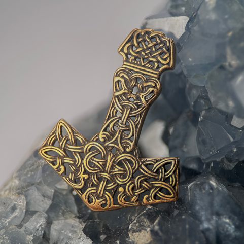 MJÖLNIR THOROVO KLADIVO BRONZOVÝ PŘÍVĚŠEK