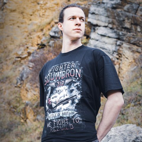 SUPERMARINE SPITFIRE 310. ČESKOSLOVENSKÁ PERUŤ RAF TRIČKO PÁNSKÉ