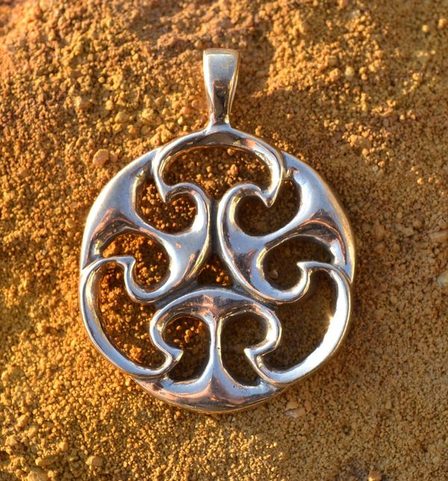KELTSKÝ TALISMAN ŽIVOTA, REPLIKA NÁLEZU PATRNĚ Z GALIE, BRONZ