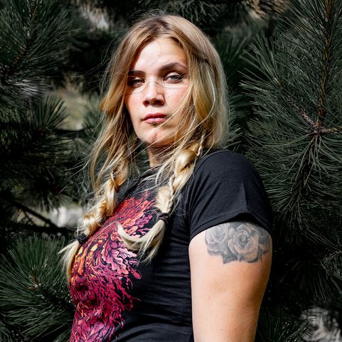 DUBOVÝ MUŽ, DÁMSKÉ TRIČKO