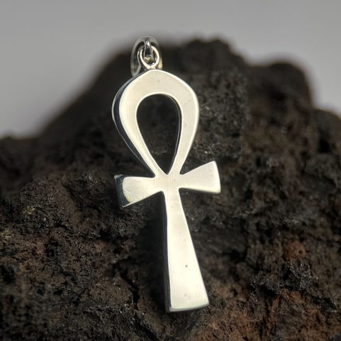 EGYPTSKÝ ANKH, PŘÍVĚSEK, STŘÍBRO 925/1000