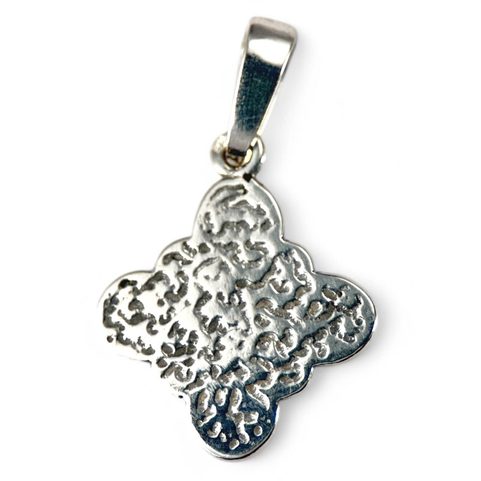 PRAGA, STŘEDOVĚKÝ STŘÍBRNÝ PŘÍVĚSEK, PERIDOT A LAPIS LAZULI, AG 925/1000