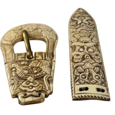 VIKINGSKÁ SADA NA OPASEK BORRE - RUČNĚ RYTÁ