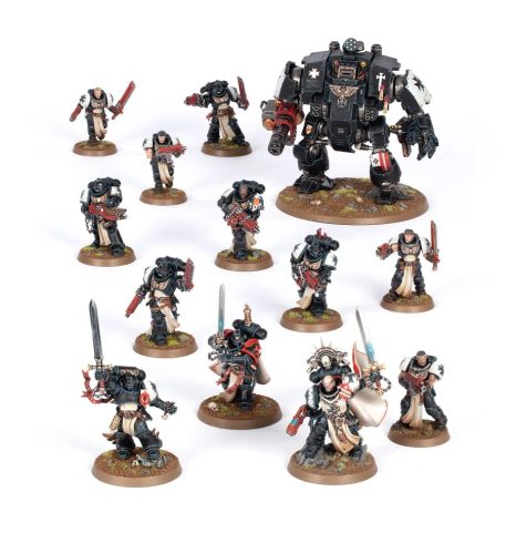WARHAMMER 40000 BLACK TEMPLARS ARMY SET