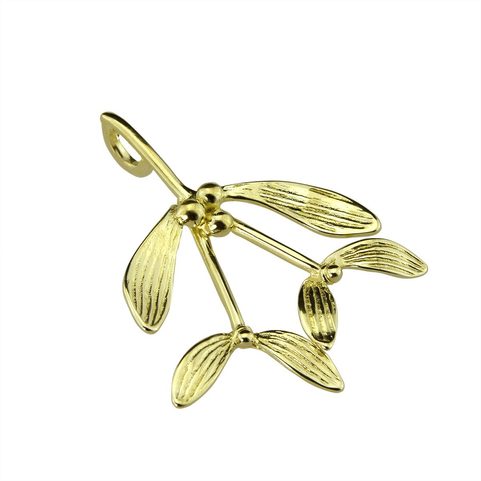 DRUIDSKÉ JMELÍ, KELTSKÝ PŘÍVĚŠEK, 14K ZLATO