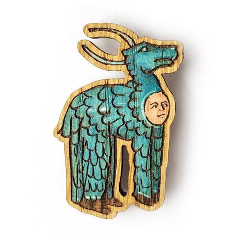 STŘEDOVĚKÝ PIN CERVUS HOMINIPECTORIS