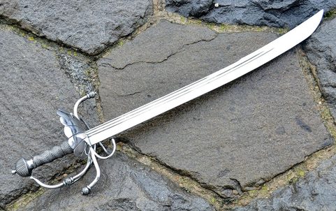 MUŠLOVÝ TESÁK, PŘESNÁ KOPIE, NĚMECKO, KONEC 16. STOLETÍ