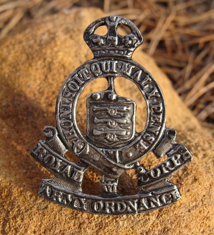 ROYAL CORPS ARMY ORDNANCE BADGE