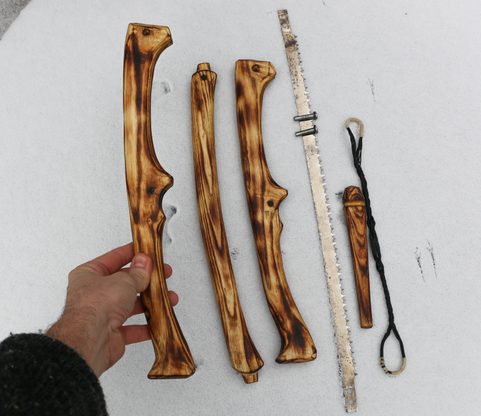 SKLÁDACÍ PILA PRO BUSHCRAFT, RUČNÍ PRÁCE