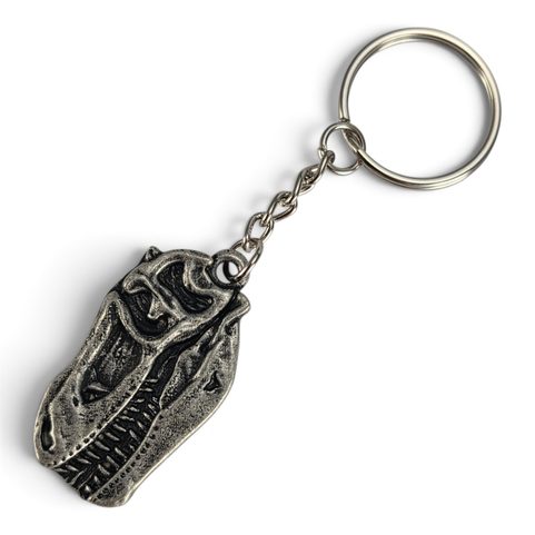 PORTE-CLÉS TYRANNOSAURUS REX, EN ZINC