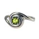 NORICA, STŘÍBRNÝ PRSTEN, PERIDOT, AG 925/1000 - PRSTENY - STŘÍBRNÉ ŠPERKY