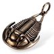 PŘÍVĚŠEK TRILOBIT BRONZ - ZVÍŘECÍ AMULETY - ŠPERKY
