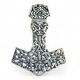 MJÖLNIR THOROVO KLADIVO STŘÍBRNÝ PŘÍVĚSEK, AG 925 - PŘÍVĚSKY - STŘÍBRNÉ ŠPERKY