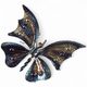 KOVANÝ MOTÝL - VELKÝ, DEKORACE - KOVANÉ VÝROBKY - KOVÁŘSTVÍ A MINCE