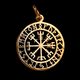 VEGVÍSIR - ISLANDSKÁ RUNA, PŘÍVĚŠEK BRONZ, MALÝ - PŘÍVĚSKY - ŠPERKY