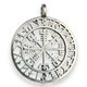 VEGVISIR - KOMPAS, ISLANDSKÁ RUNA, STŘÍBRNÝ PŘÍVĚSEK, AG 925, VELKÝ, 10G - PŘÍVĚSKY - STŘÍBRNÉ ŠPERKY