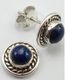 CAELIA, STŘÍBRNÉ ANTICKÉ NÁUŠNICE, LAPIS LAZULI, AG 925/1000 - NÁUŠNICE - STŘÍBRNÉ ŠPERKY