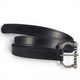 Ceinture médiévale en cuir, noire