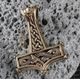 DRAK, THOROVO KLADIVO, BRONZ - VIKINGSKÉ AMULETY - ŠPERKY