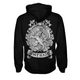 PATRIOT BOHEMIA, sweat à capuche, noir et blanc, fermeture éclair