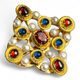 Medieval brooch, Colmar, 14th century, brass replica