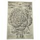 Carte historique de la Bohême Rosade 1668, sur papier fait main
