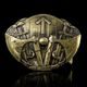 TIWAZ, belt buckle, brass