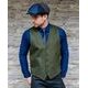 VESTA PÁNSKÁ TWEED, ZELENÁ, IRSKO - VLNĚNÉ VESTY - MÓDA