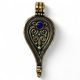 ŘÍMSKÝ ŠPERK, 2. STOLETÍ, BRONZ - LAPIS LAZULI - PŘÍVĚSKY - ŠPERKY